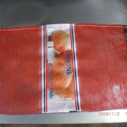 malla con banda impresa